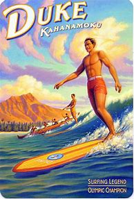 Image result for Vintage Hawaiian Surf Art
