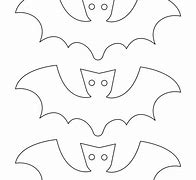 Image result for Bat Template Free Printable