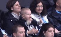 Image result for Hockey Game Baby Fist Pump