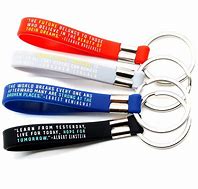 Image result for Silicone Key Chains Motivational Quotes
