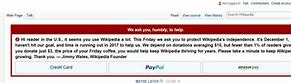Image result for Wikipedia Donation