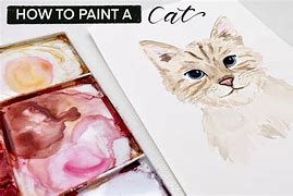 Image result for How to Paint a Watercolor Cat