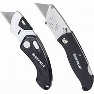 Image result for Push Button Folding Utility Knife
