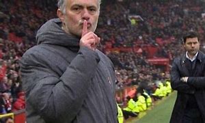 Image result for Jose Mourinho Shh