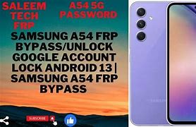 Image result for Samsung A54 FRP Unlock