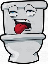 Image result for Sick Toilet Cartoon