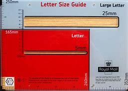 Image result for Envelope Sizes Bchart