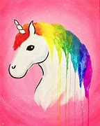 Image result for Rainbow Unicorn Painting