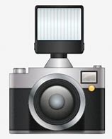 Image result for Camera with Flash Emoji