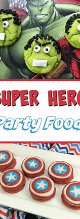 Image result for Superhero Kids Party Food