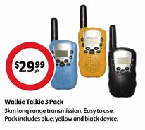 Image result for Walkie Talkie 3 Pack
