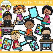 Image result for Tablet Clip Art Black Kids