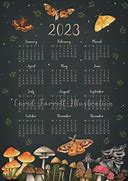 Image result for Mushroom Wall Calendar