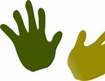 Image result for Green Hand Cartoon