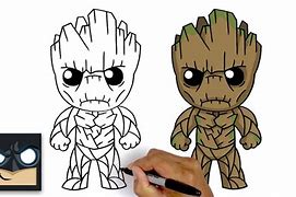 Image result for Butch Hartman Draws Groot