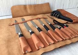 Image result for Chef Leather Knife Wrap