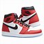 Image result for Jordan Ones Red and White