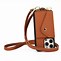 Image result for Cell Phone Wallet Crossbody Purse Genuine Leather