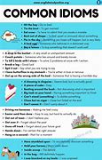 Image result for 20 Most Common Idiom