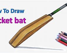 Image result for Hand Drawn Cricket Bat