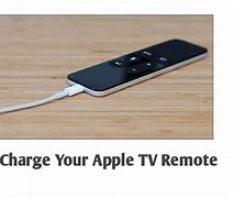 Image result for How to Charge Apple TV Remote