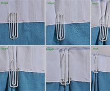 Image result for How to Use 3In Long Drapery Hooks