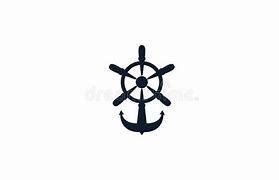 Image result for Anchor and Ship Wheel Silhouette