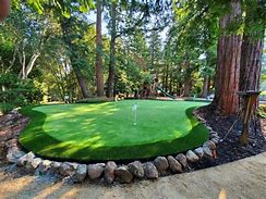 Image result for Golf Putting Green Backyard Landscape
