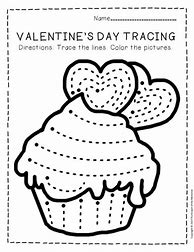 Image result for Valentine's Theme Worksheets Preschool