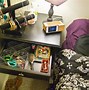 Image result for Wood Night Stand with Charging Station