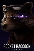 Image result for Rocket Raccoon Quotes