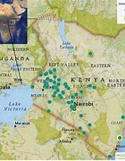 Image result for Kenya Country Map
