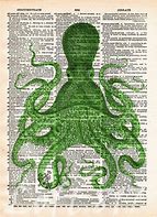 Image result for Steampunk Octopus Drawing