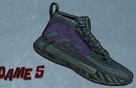 Image result for Damian Lillard Shoes 5 Black Panther