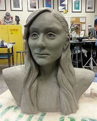 Image result for Clay Portrait in Progress