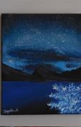 Image result for Night Sky Acrylic Painting