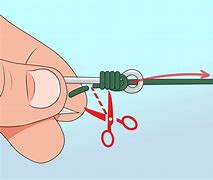 Image result for Tying a Snelled Hook