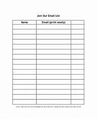 Image result for Email Sign Up Form Template