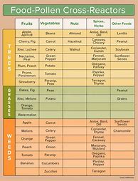 Image result for Allergy Cross-Reaction Chart