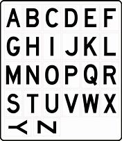 Image result for Letters vs in White
