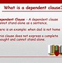 Image result for Independent and Dependent Clauses for Kids