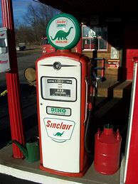 Image result for Sinclair Vintage Gas Pump