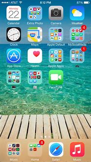 Image result for 6 iPhone Home Screen Layout