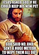 Image result for Jesus Dinosaur Meme