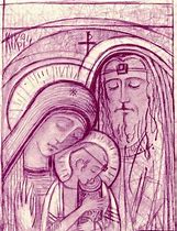 Image result for Holy Family Icon Kiko Arguello