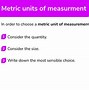 Image result for Metric Units of Measure Chart
