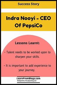 Image result for Indra Nooyi as CEO