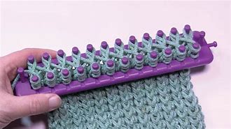 Image result for Loom Knitting Stockinette