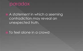 Image result for Paradox Poetic Device