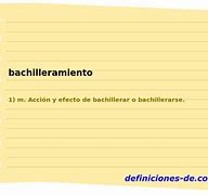 Image result for bachilleramiento